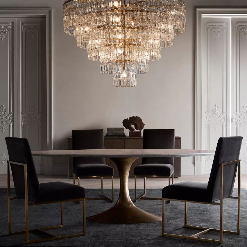 Marigan Round Chandelier-Nobipets