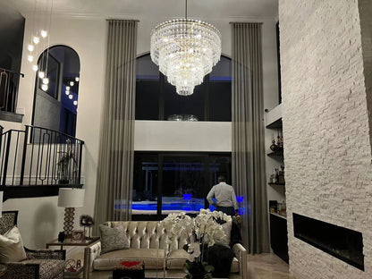 Marigan Tier K9 Crystal Round Chandelier-Nobipets