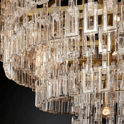Marigan Tier K9 Crystal Round Chandelier-Nobipets
