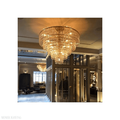 Marigan Tier K9 Crystal Round Chandelier-Nobipets
