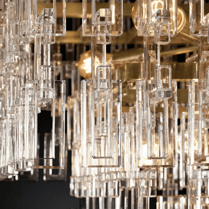 Marigan Tier K9 Crystal Round Chandelier-Nobipets