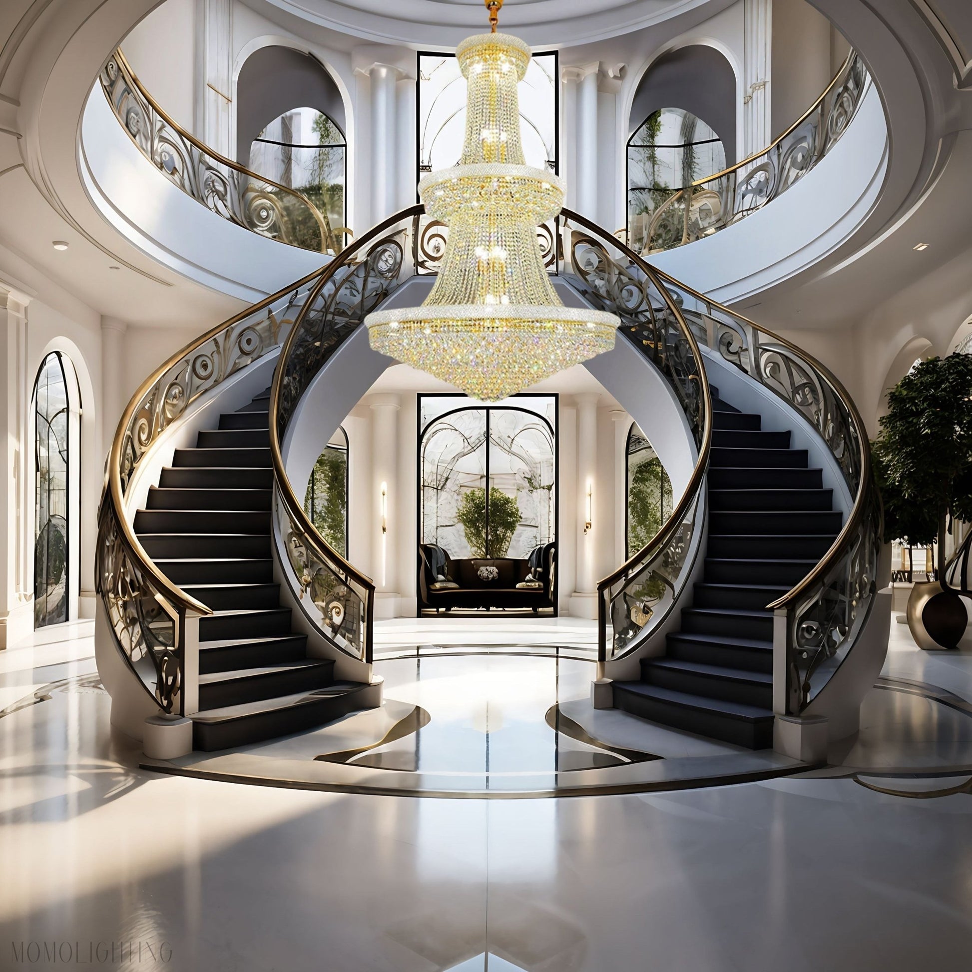 Marina Crystal Classic Chandelier-Nobipets