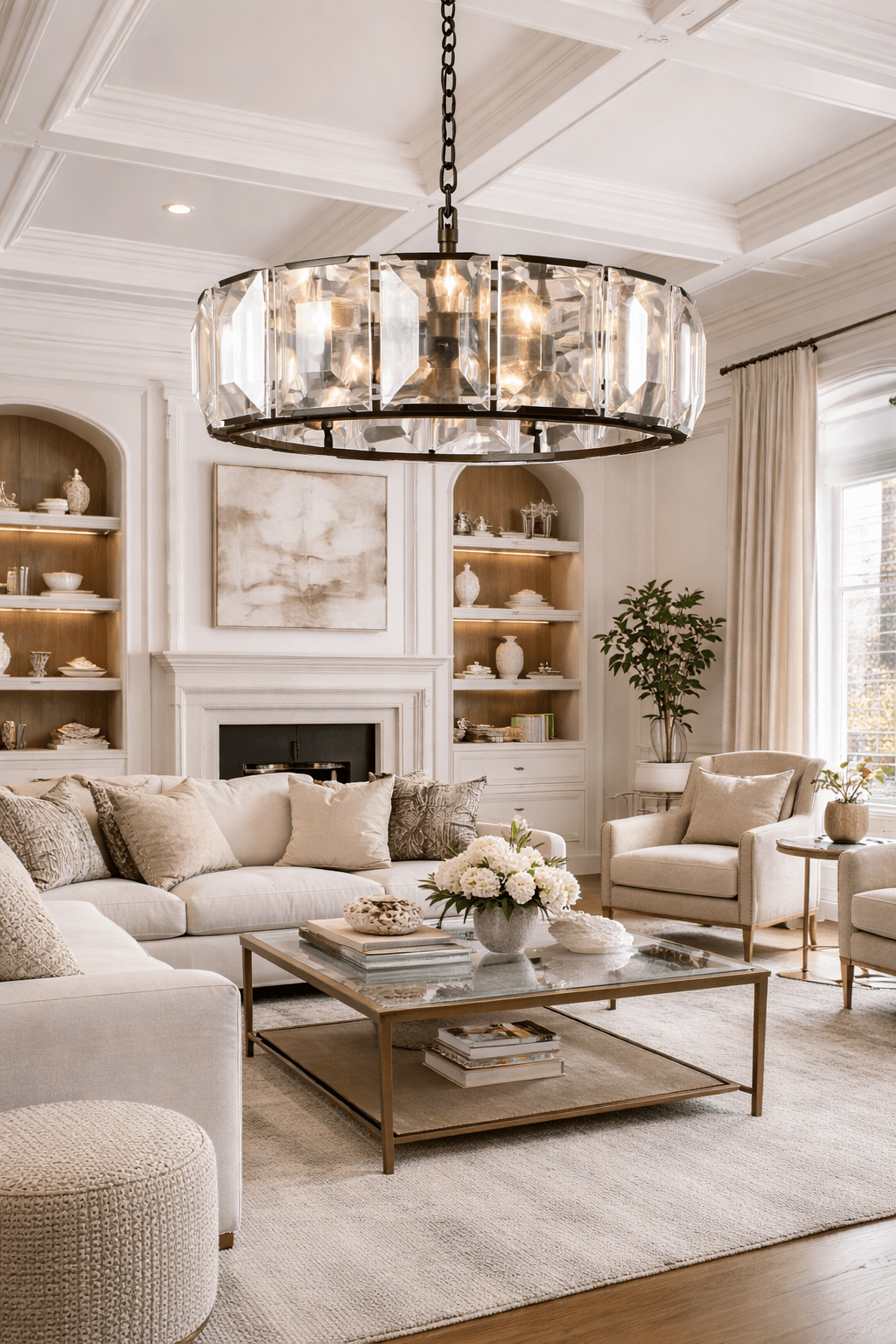 Marlow Crystal Round Chandelier