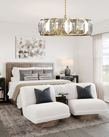 Marlow Crystal Round Chandelier