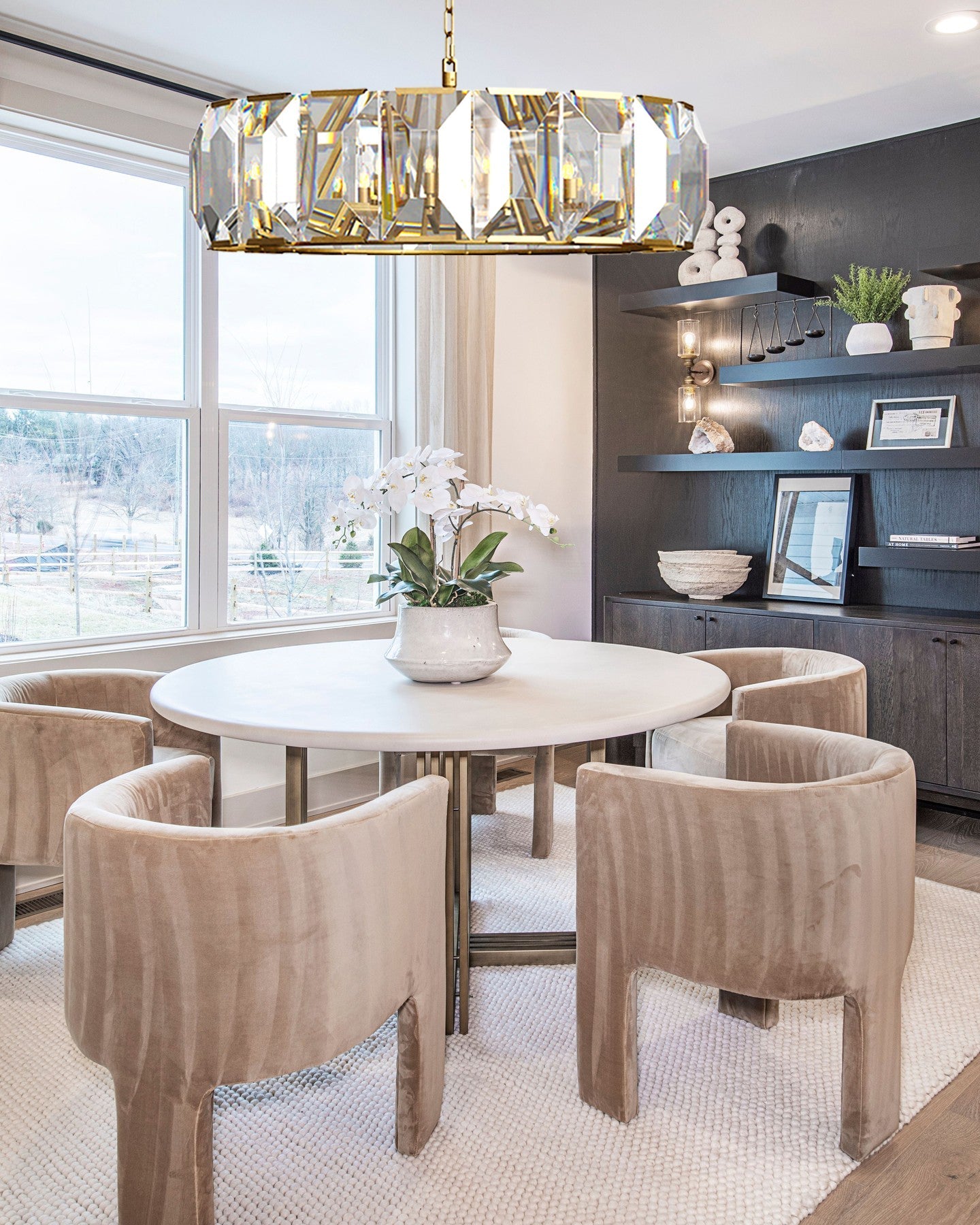 Marlow Crystal Round Chandelier