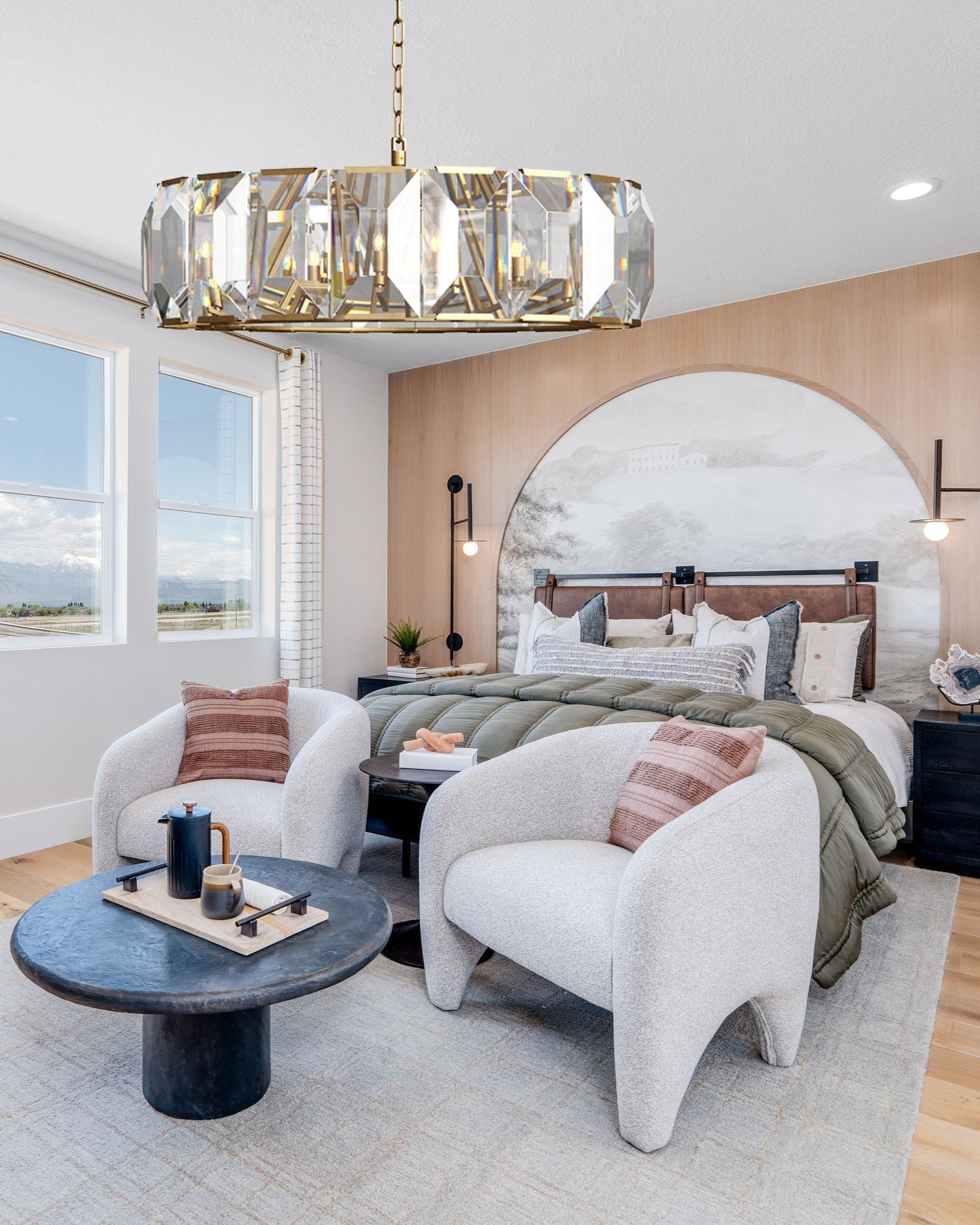 Marlow Crystal Round Chandelier