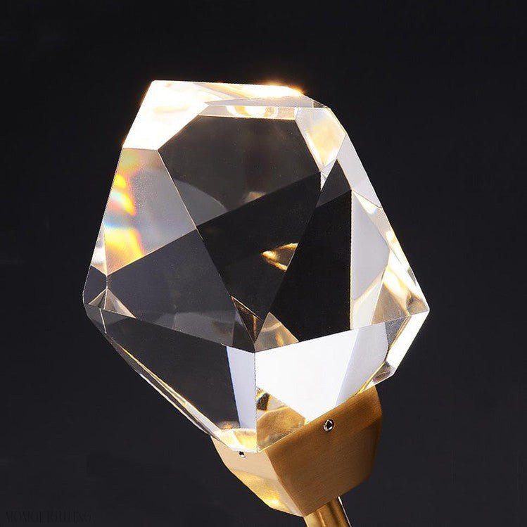 Masonry Faceted Crystal Prisms Chandelier-Nobipets