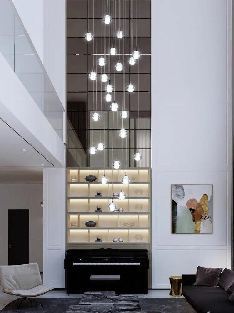 Merida Ball Crystal Chandelier-Nobipets