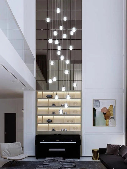 Merida Ball Crystal Chandelier-Nobipets