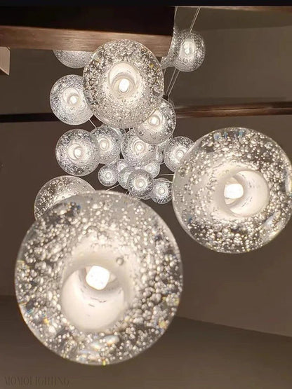Merida Ball Crystal Chandelier-Nobipets