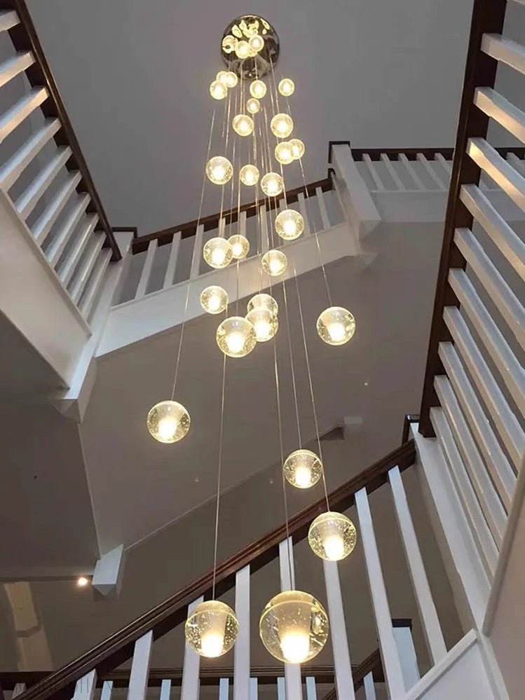 Merida Ball Crystal Chandelier-Nobipets