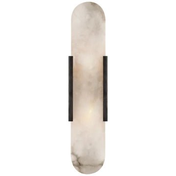 Modern Marble Alabaster Wall Sconce 20" 28"