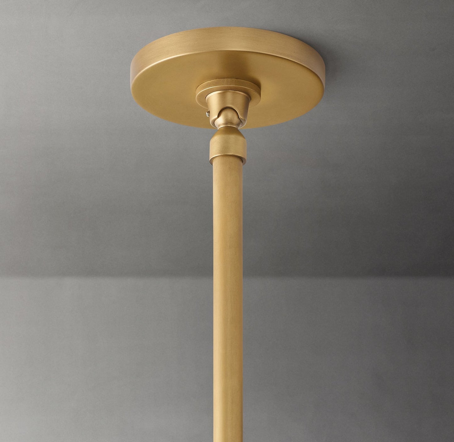 Modern Alabaster Round Pendant