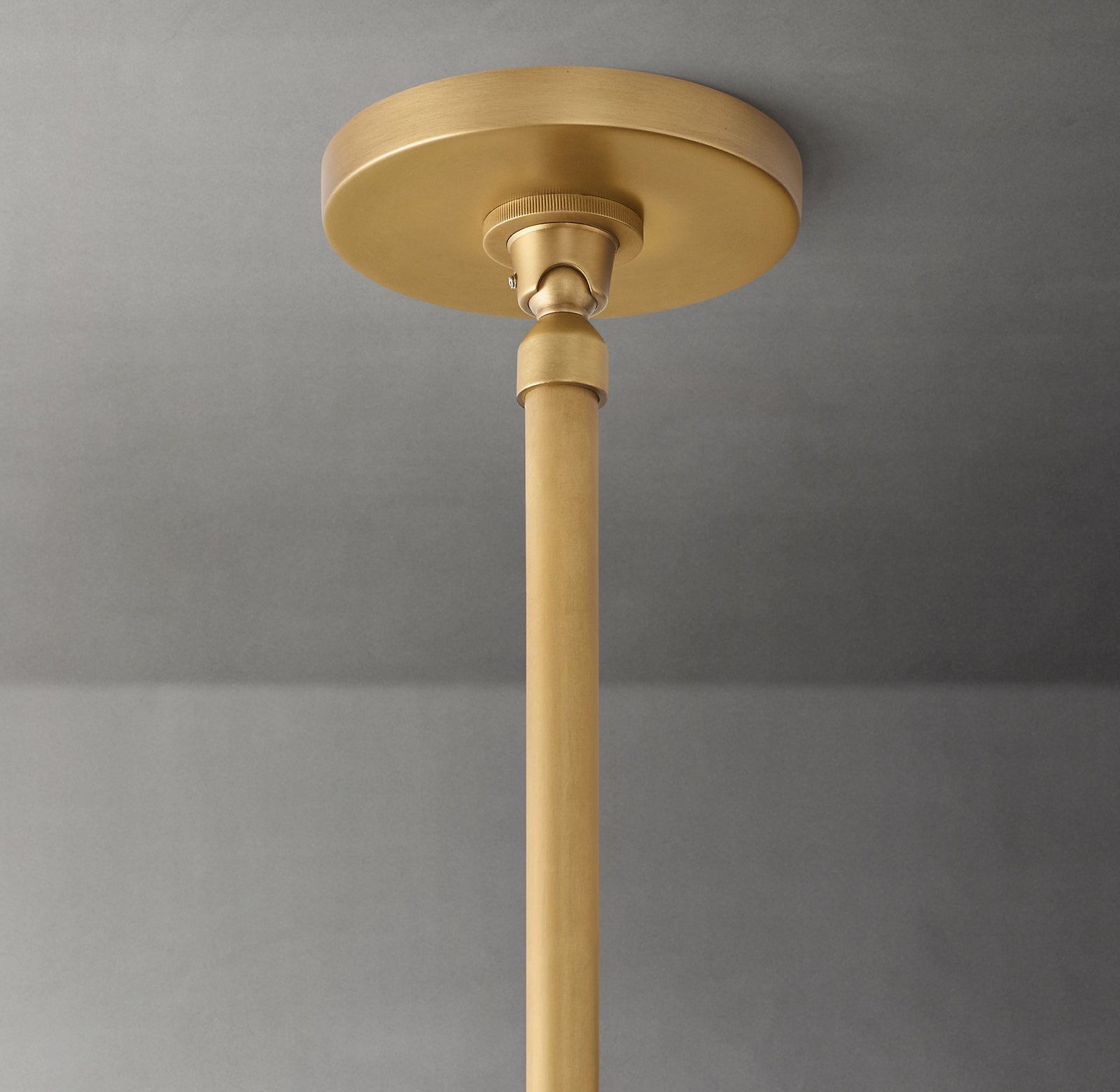 Modern Alabaster Round Pendant