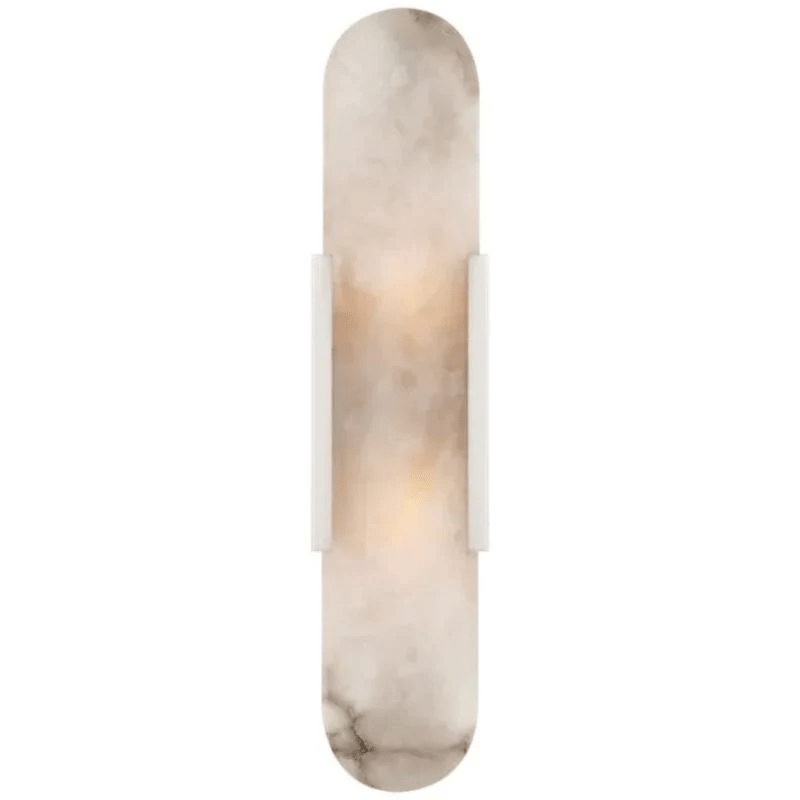 Modern Alabaster Wall Sconce 20"H, 28"H
