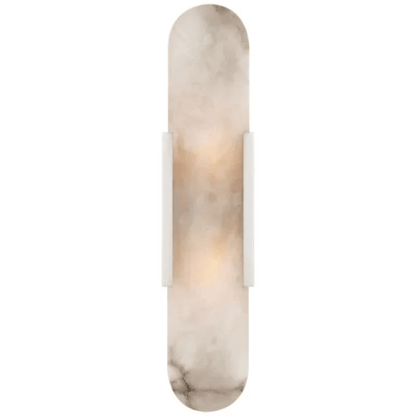 Modern Alabaster Wall Sconce 20"H, 28"H