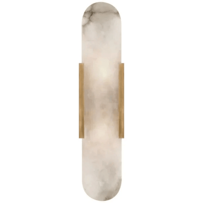Modern Alabaster Wall Sconce 20"H, 28"H