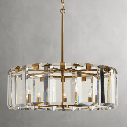 Modern Amaya Round Chandelier-Nobipets