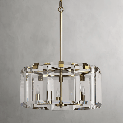 Modern Amaya Round Chandelier-Nobipets