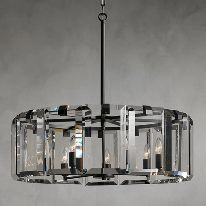 Modern Amaya Round Chandelier-Nobipets