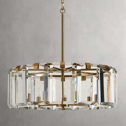 Modern Amaya Round Chandelier-Nobipets