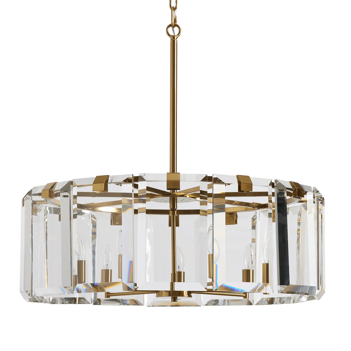 Modern Amaya Round Chandelier-Nobipets