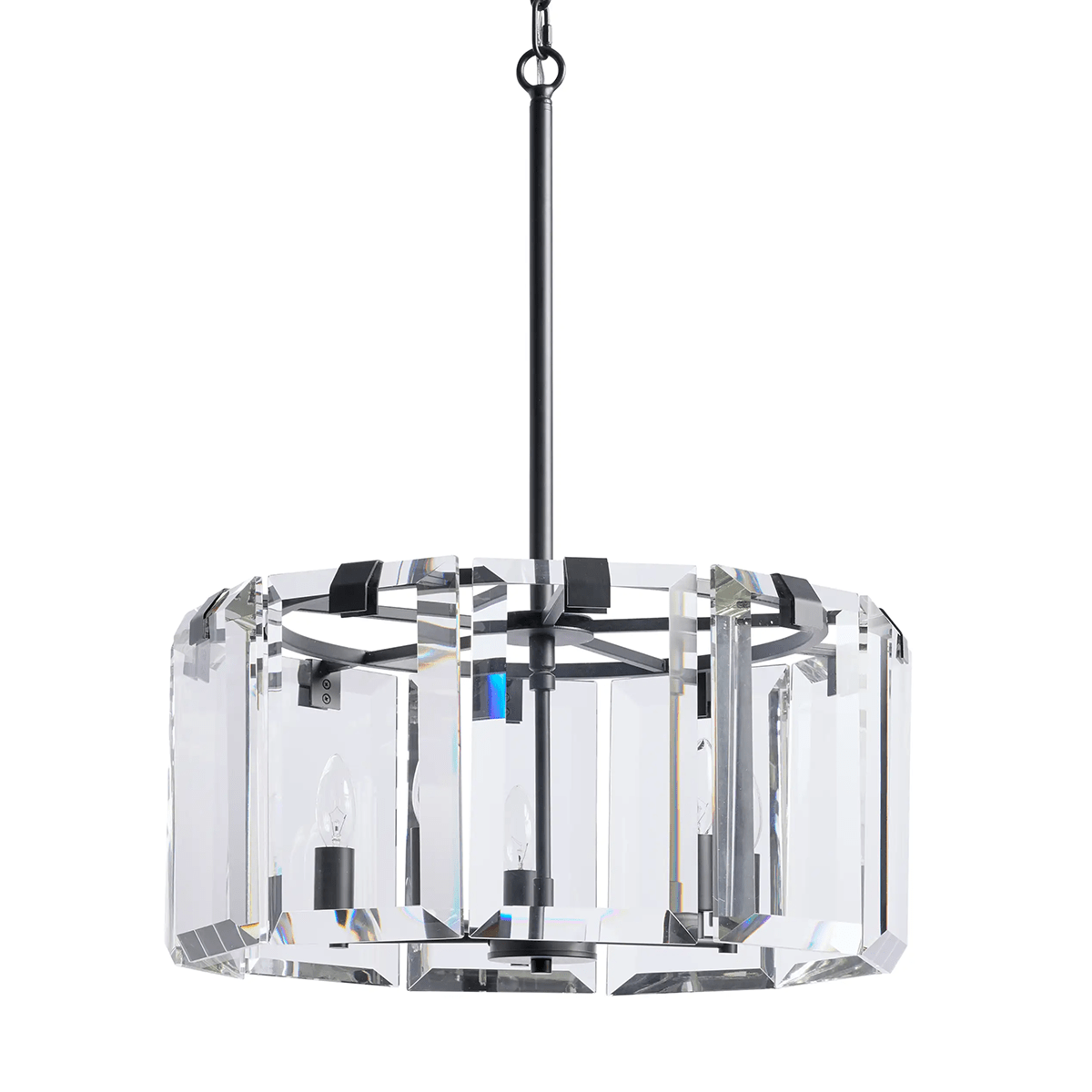 Modern Amaya Round Chandelier-Nobipets