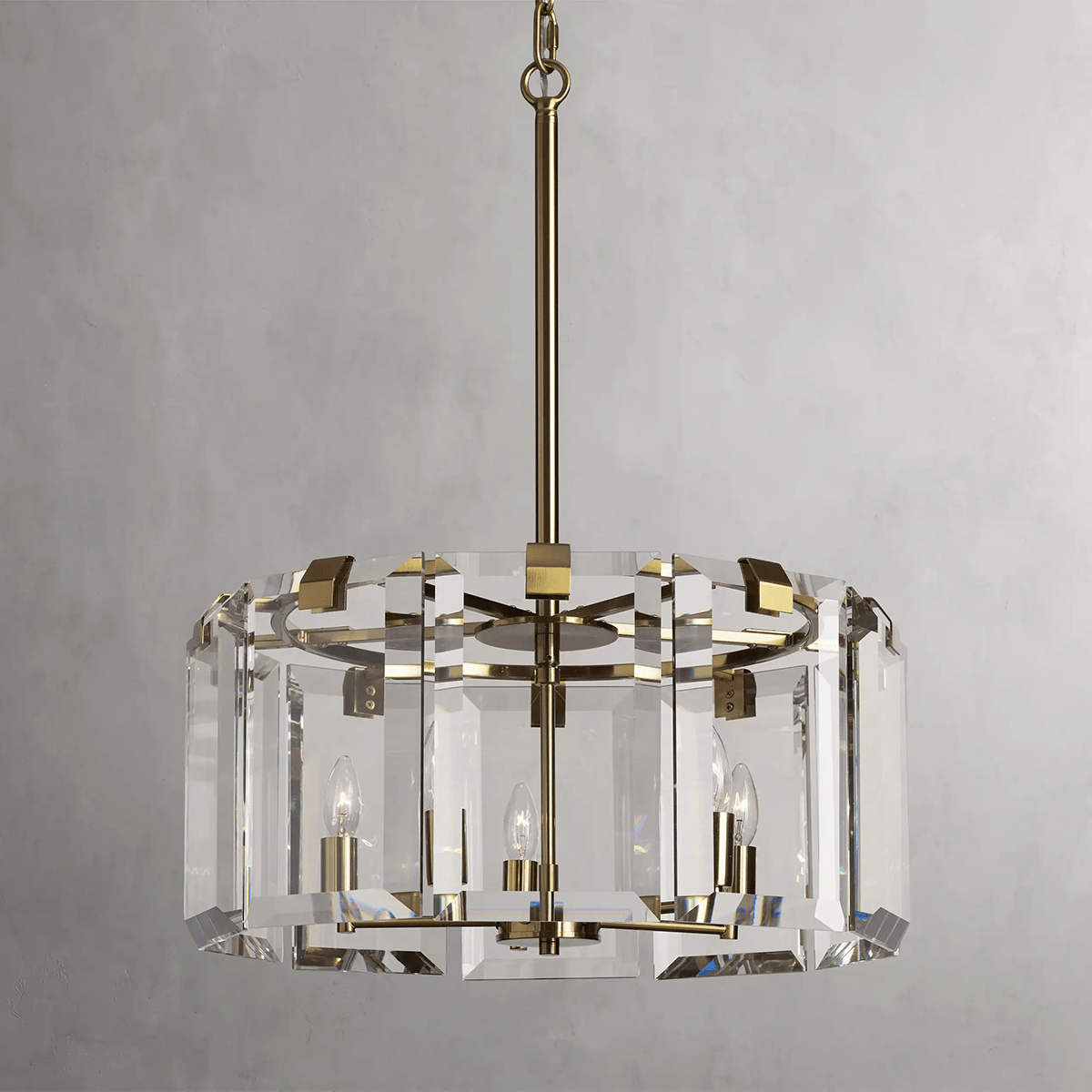 Modern Amaya Round Chandelier-Nobipets