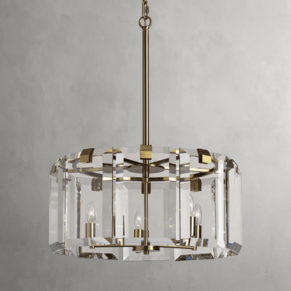 Modern Amaya Round Chandelier-Nobipets