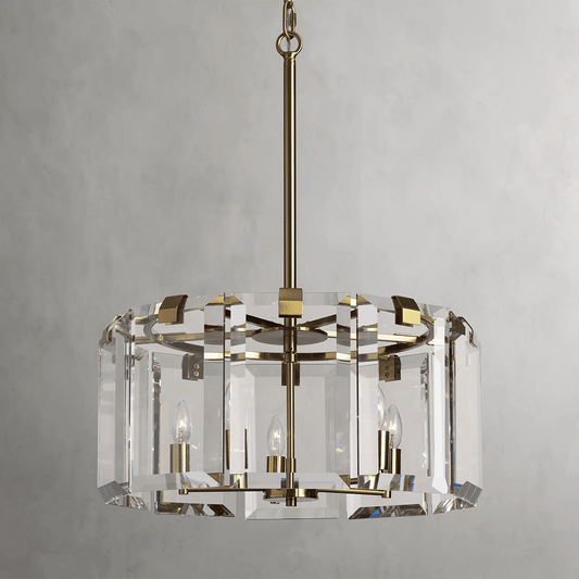 Modern Amaya Round Chandelier-Nobipets