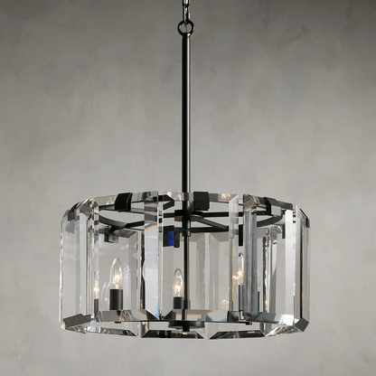 Modern Amaya Round Chandelier-Nobipets