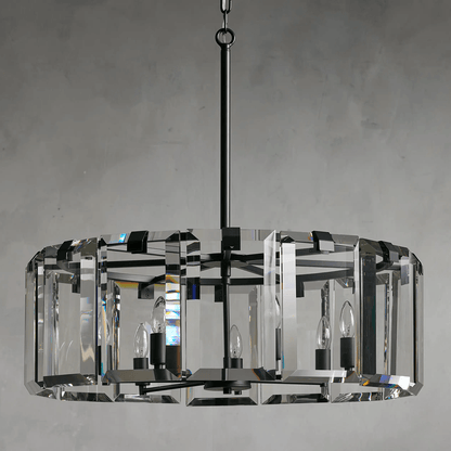 Modern Amaya Round Chandelier-Nobipets