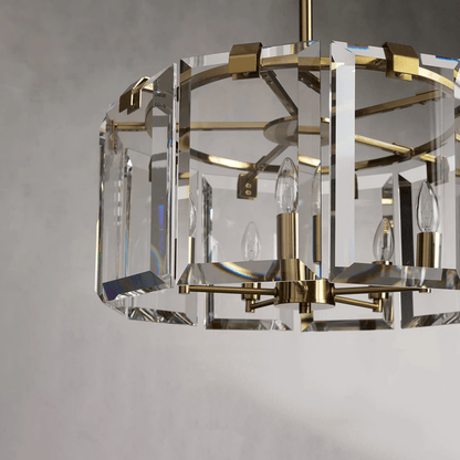 Modern Amaya Round Chandelier-Nobipets
