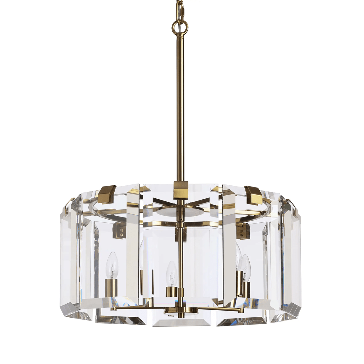 Modern Amaya Round Chandelier-Nobipets