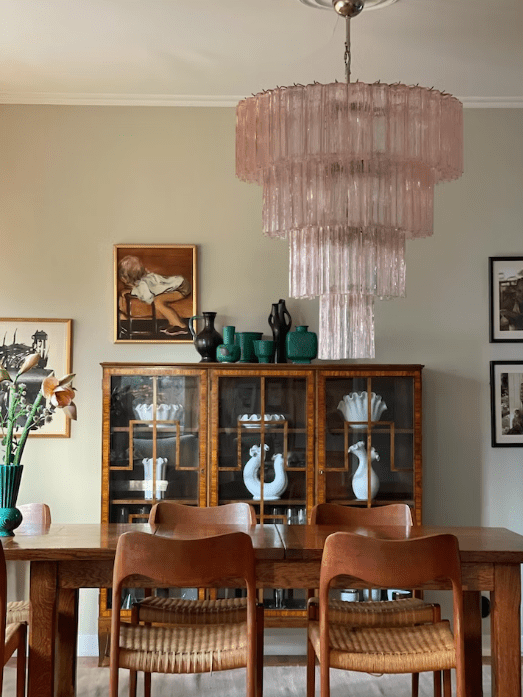 Modern Art Design 3/4/5/7-Tier Hand-blown Glass Tiered Chandelier-Nobipets