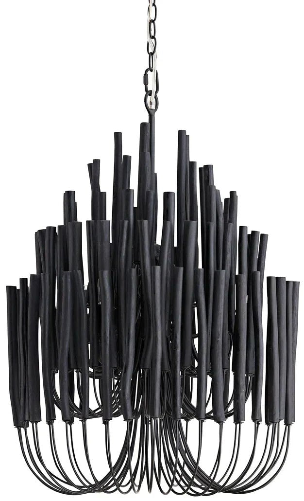 Modern Art Design 5/6-Light Modern Branch Modeling Chandelier in White/Black