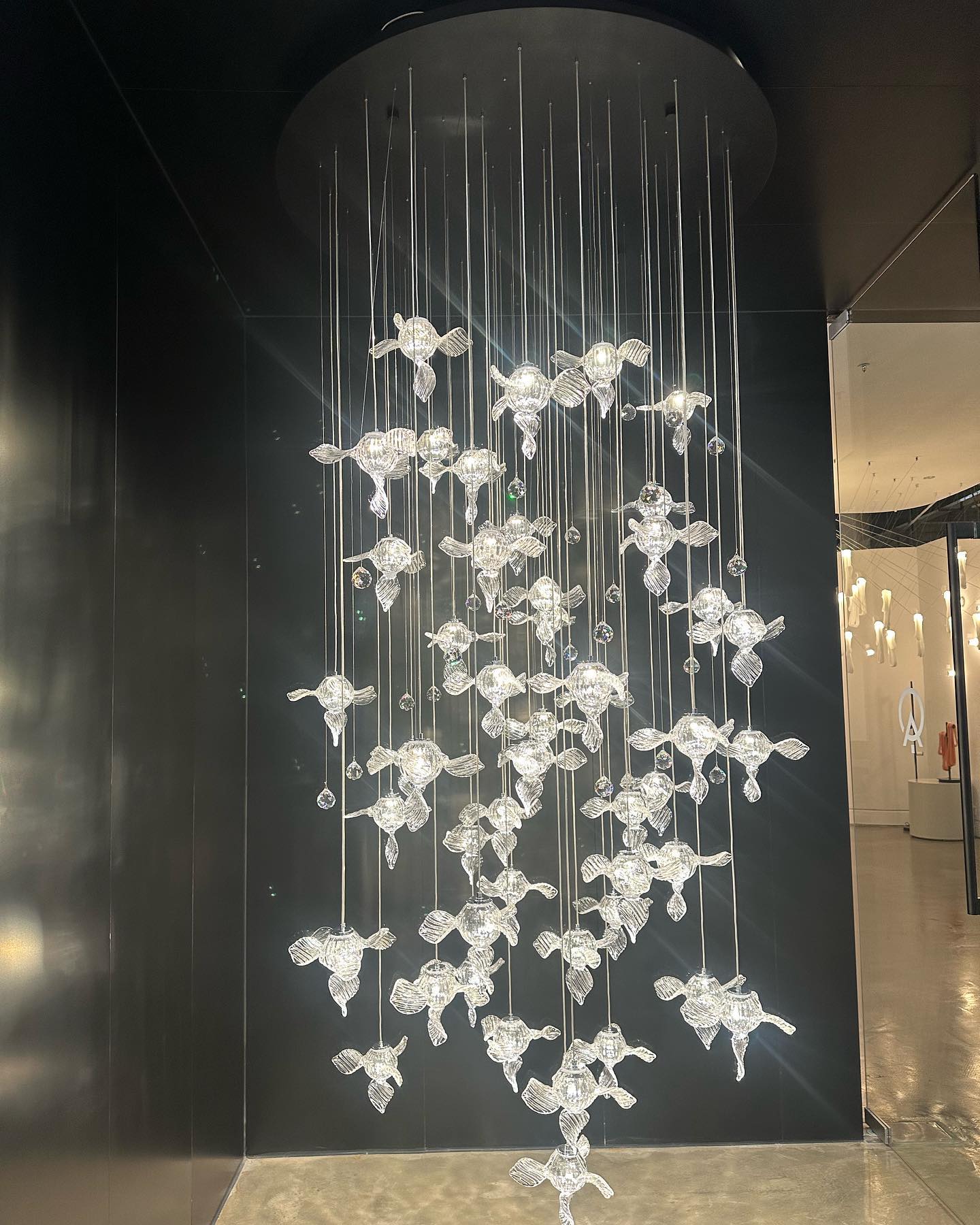 Modern Art Design Propeller-like Crystal Chandelier for Staircase/Villa/Foyer/High-ceiling Space-Nobipets