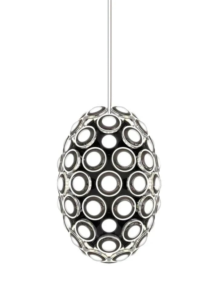 Modern Art Egg-shaped Chandelier Iconic Eyes LED Pendant Light For Dining Room/Living Room-Nobipets