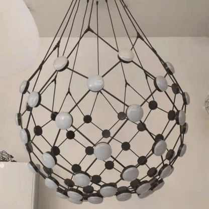 Modern Basket Chandelier for Living/Dining Room-Nobipets