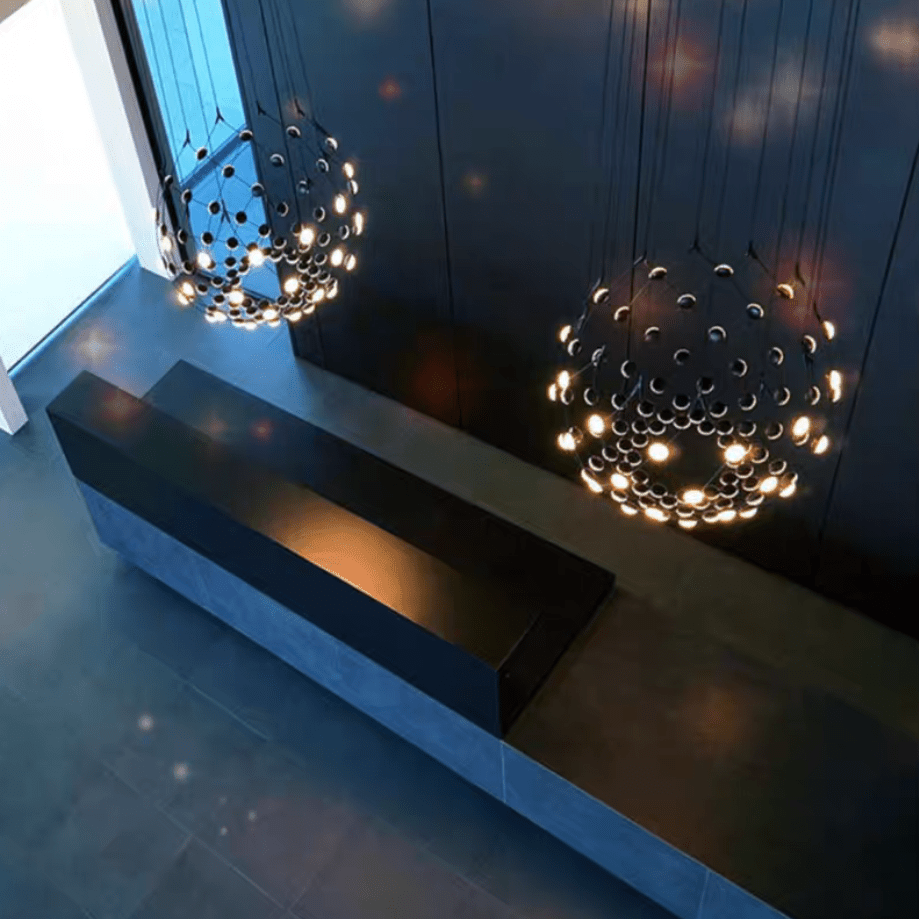 Modern Basket Chandelier for Living/Dining Room-Nobipets