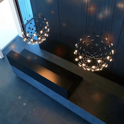 Modern Basket Chandelier for Living/Dining Room-Nobipets