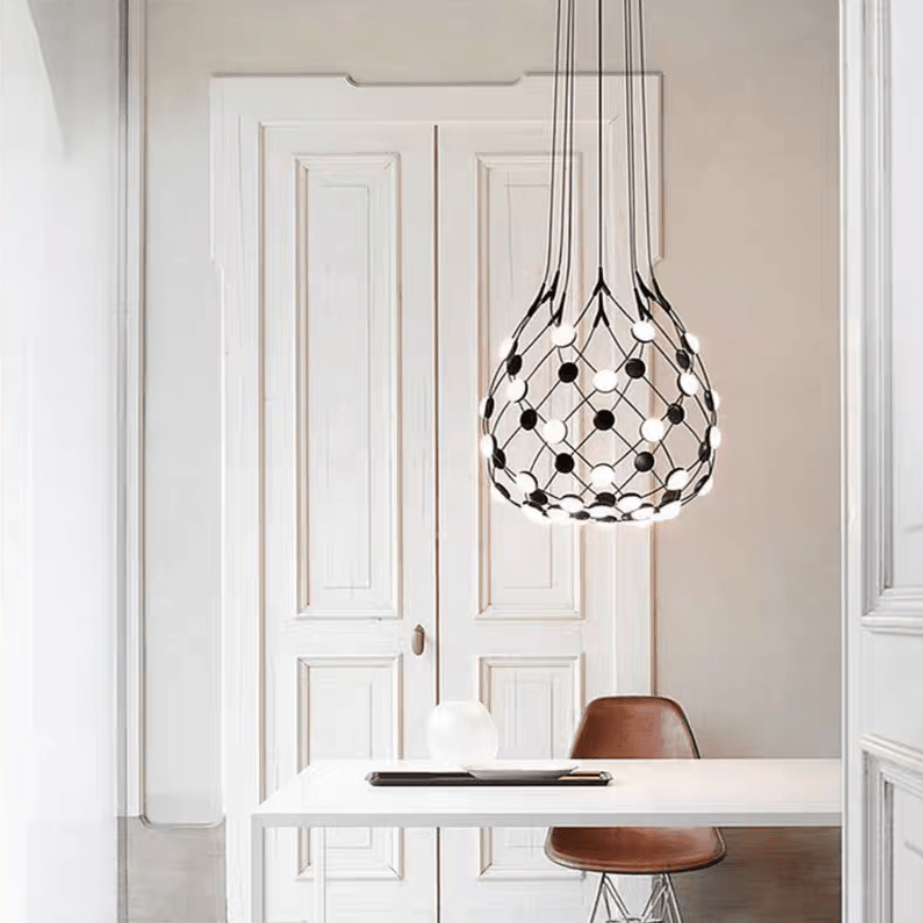 Modern Basket Chandelier for Living/Dining Room-Nobipets