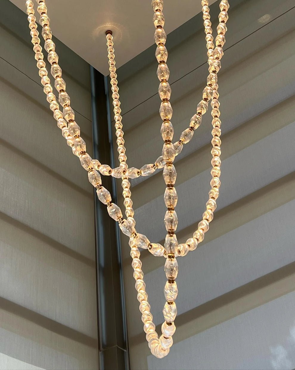 Modern Collier LED Pendant 12ft/10ft（customize）