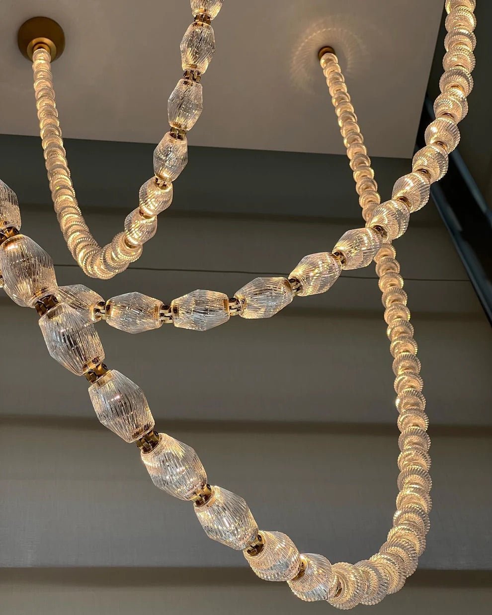 Modern Collier LED Pendant 12ft/10ft（customize）