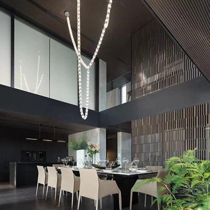 Modern Collier LED Pendant 12ft/10ft（customize）