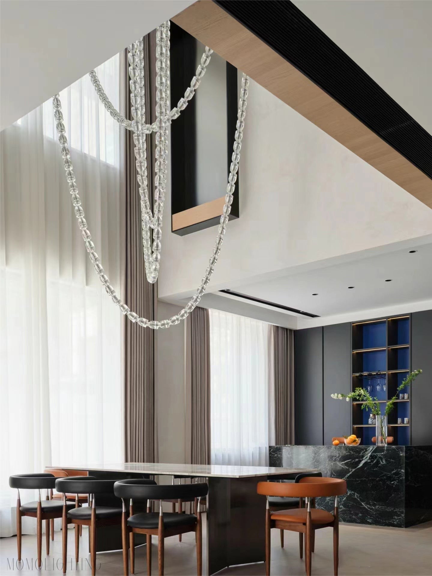 Modern Collier LED Pendant/Chandelier-Nobipets