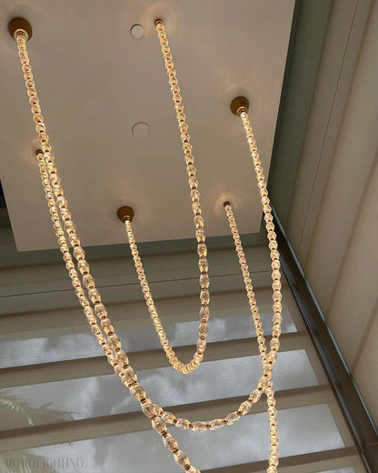 Modern Collier LED Pendant/Chandelier-Nobipets