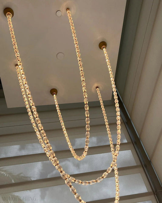 Modern Collier LED Pendant/Chandelier-Nobipets