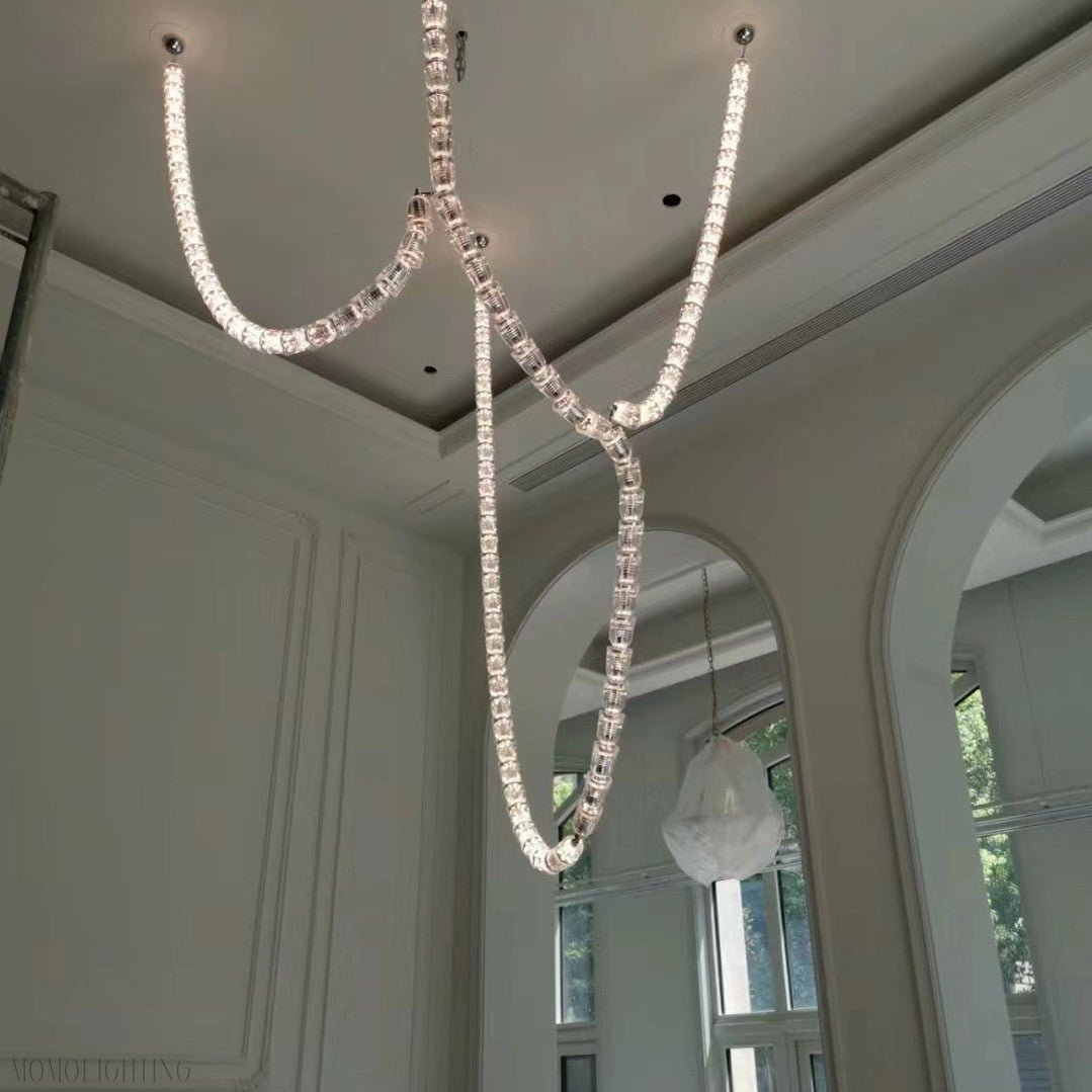 Modern Collier LED Pendant/Chandelier-Nobipets