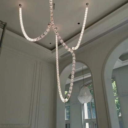 Modern Collier LED Pendant/Chandelier-Nobipets